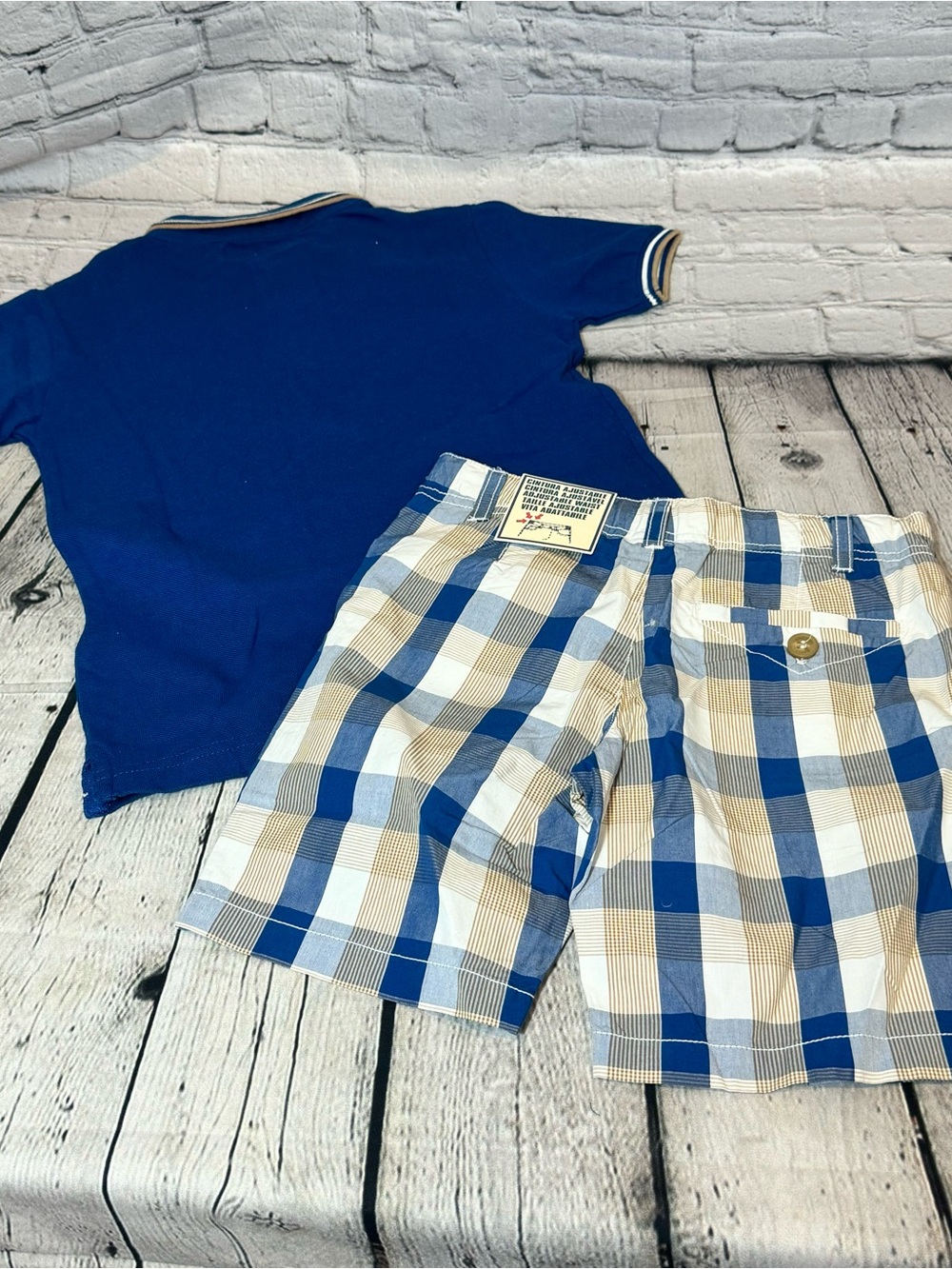 Mayoral Kids Boy’s 2 Piece Shorts and Polo Outfit - Picture 5 of 5
